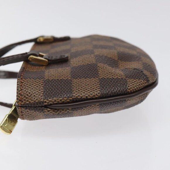 LOUIS VUITTON Damier Ebene Manosque GM Accessory Pouch N51120 LV Auth 114977 - Picture 4 of 16